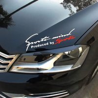 Sports Mind Decals Racing Hood Body, Sports Edition Decals, Decorative Pattern Stickers Auto Parts Exterior Parts Universal
