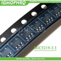 10PCS free shipping MIC5219-3.3BM5 MIC5219-3.3YM5 MIC5219 LG33 SOT23-5 LOD regulator 100% new original quality assurance