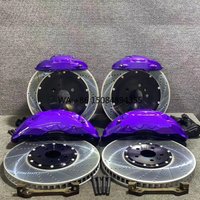 2025 New Best Selling Car Brake System Kit High Carbon Brake Disc Rotor Upgrade Big Brake Kit Front 10 Pot Caliper Rear 4 Pis...
