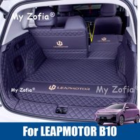 Tapis de coffre de voiture en cuir imperméable, pour LEAPMOTOR B10 2025 2026, tapis de coffre arrière de voiture, accessoires de protection intérieure