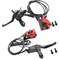 AliExpress NONE CNC Machined Brake Hydraulic Brake Set Enlarged Oil Tank Design Large Brake Pad Dual-piston Braking System ebike accessories