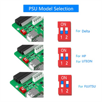 Power Supply Breakout Board Adjustable Voltage Knob 3.3V/5V/12V /USB2.0/QC2.0/3.0/12V For HP/DELTA/FUJITSU/LITEON PSU Durable