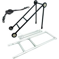 Bicycle Luggage Carrier For Brompton Folding Bike Rear Rack With Easywheel Aluminum Alloy Cargo Racks