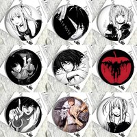 Anime Brooches Cute Cartoon Badge Jacket Jeans Lapel Pin Gift Accessorie Anime DEATH NOTE Cartoon