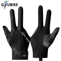 GTUBIK 1PCS Billiards Gloves Enhanced Grip Left Right Hand Open Three Finger Billiards Gloves Snooker Table Tennis Gloves
