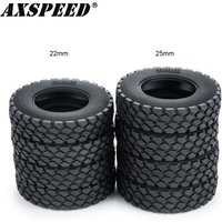 1:14 Tamiya Rubber Tyre Wheel Tires 22/25mm for 1/14 RC Rock Crawler Tamiya Trailer Tractor Truck RC Car Wheels Parts