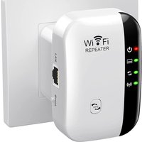 300Mbps Wireless WiFi Repeater, Extender Router, Wi-Fi Signal Amplifier Long Range Network Card Adapter USB Repeater, Multi-User