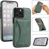 Luxury Stand Leather Case for iPhone 13 Pro Max 12 Mini 11 14 15 Max X 7 8 Plus Card Cover Magnetic