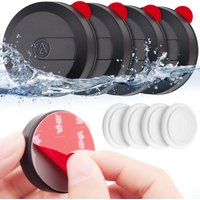 Waterproof Airtag Case with Adhesive Sticker For Apple Airtag Holder for Bike TV Remote Drone Camera Car Air tag Holder 4 Pack image 4