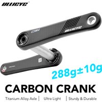AliExpress ULLICYC Road Carbon Crank 288g 155mm-175mm Length DUB 24mm titanium Spindle For 110BCD Spider Spec EASTON Interface Crankset