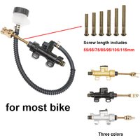 Universal Motorcycle Rear Foot Brake Pump 45mm Pitch Master Cylinder Brake Hydraulic Pump For Suzuki Kawasaki Honda Yamaha