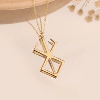 Anime Same Necklace 2024 Hot Sale Cartoon Movie Series Gold Plated Pendant Jewelry for Fans Cosplay Gift