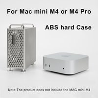 Portable Protective Bag for Apple Mac Mini M4 Pro 2024 Shockproof Storage ABS Hard Cover Anti-Scratch Protective Case For Mac