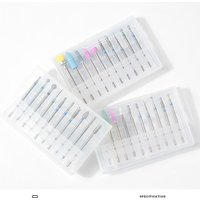 10 Pcs Carbide Diamond Nail Drill Bits Milling Cutters For Manicure Nail Dead Skin Pretreatment Tool