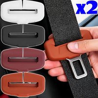 Auto Seat Belt Clip Silicone Sleeve Buckle Protector Anti Collision Pads Interior Panel Scratch Guard Car Styling Accessories