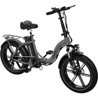 AliExpress NONE KOOLUX 750W Folding Adult E-Bike 48V 13AH Electric City Bike 20 inch Fat Tire E-Mountain Bike