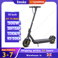 Emoko HT-T4 MAX Electric Scooter Foldable 500W Motor 36V15Ah Battery 10in Honeycomb Tires E-Scooter App suppor Max Speed 33KM/H