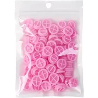100Pcs Individual Adhesive Stand Eyelash Extension Glue Holder Grafting Eye Lashes Quick Blossom Cup Ring Eye Makeup Tools