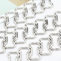 2-5Pcs 28*48mm Bone Carabiner Rings Metal Bags Buckle Dog Collar Spring Hook Keyring Belt Buckles Webbing Strap Connector Ring