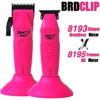 BRDCLIP Professionelle Haarschneidemaschine 7200 U/min Bürstenloser Motor DLC FADE Klinge Ladestation Barber 7000 U/min Gleichstrommotor Elektrischer