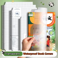 10/30pcs Transparent Waterproof Book Covers – Diamond Frosted & Matte Self-Adhesive PVC Film for A4/16k/25k Books
