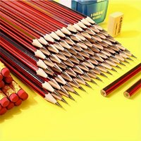 9pcs/25pcsMade from high-quality poplar woodHBPencil with eraser,Suitable for writing、Student Painting、Sketching and Painting,Sc
