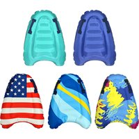 1pc PVC Inflatable Bodyboard with Handles, Water Surfboard Kickboard , Portable Beach Pool Float Board / Camouflage Colors