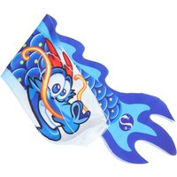 Dragon Shaped Windsock 70cm Black Satin Colorful Outdoor Hanging Decoration Garden Yard Patios Wind Direction Flag