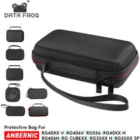 DATA FROG Travel Protective Bag for Anbernic RG556 RG40XX H RG 406H Game Console Soft Case for RG40XXV RG35XX H Game Console