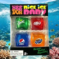 &Schylling Needoh Nice Cube Sensory Nice-Sicle Stress Relief& Squishy Cube Anti-Anxiety Squeeze Object For Focus ADHD Population