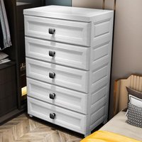 Thickened Large Plastic Storage Cabinet Home Organization Box Extra Tall Drawer Style Children's Wardrobe for Storage And Organi