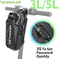 NEWBOLER 3L/5L Elektroroller-Tasche Zubehör Elektrofahrzeug-Tasche mit Zahlenschloss Wasserdichte Roller-Vordertasche Fahrradtasche