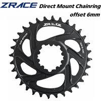 ZRACE Offset 6mm Direct Mount Chainrings 1 x 12s, 28/30/32/34/36T 7075AL, for 3 Screws Direct Mount Crank, compatible Eagle
