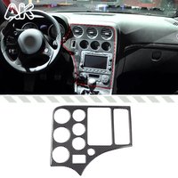 For Alfa Romeo 159 2004-2011 Soft Carbon Fiber Car Center Console CD Radio Panel Sticker Car Interior Accessories LHD/RHD