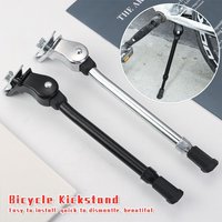AliExpress NONE Bike Kick Stand Cycle Adjustable Alloy Foot Heavy Duty Prop Bicycle Mountains Sports Black Silver