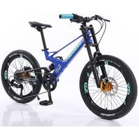 20 Inch 8 Speed Magnesium Alloy Mountain Bike Variable Speed Shocking Absorption Bicycle for Kids Children Road Bikes