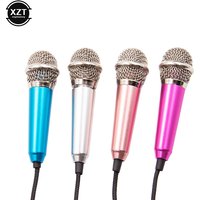 NEW Handheld Mic Portable Mini 3.5mm Stereo Studio Speech Mic Audio Microphone For the Smart mobile Phone Desktop Accessories