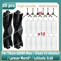 Compatible For Tikom G8000 Max / Viomi V3 Absolut / Laresar Mars01 / Lubluelu SL68 Parts Main Side Brush Hepa Filter Accessories