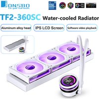 Jonsbo TF2-360SC Integrated Water-cooled Radiator ARGB IPS LCD Screen CPU All in one AIO CPU Liquid Cooling Intel 1700 115X AM5
