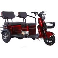 New Adult Three-Wheel Electric Tricycle Bikes Open Body Fat Tires Cargo Tricycles 48V Voltage 300kg Curb Motorcycle Scooter