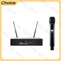 Qlxd K11 professional wireless microphone, metal handheld microphone with clear sound quality suitable for stage performances