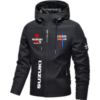 Men's Windproof Hooded Motorcycle Jacket High-Quality Autumn Winter Riding Sweatshirt Bestseller Suzuki 2026