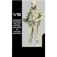 1/16 resin soldier model GK - Modern Russian police officer on patrol. Unassembled and unpainted DIY kit 1223R