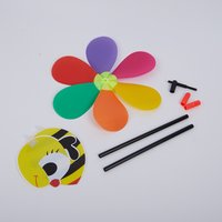 3D Large Animal Bee Windmill Wind Spinner Yard Garden Decor Whirligig Outdoor Decorative Wind Powered Windmill