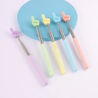 Macaron Color Metal Retractable Finger Reading Stick Telescoping Teaching Pointer Teacher Hand Pointer For School Kids Reading
