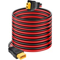 6m 3m 1.5m 12AWG XT60 Male to XT60 Female Charging Cable for ALLPOWERS R600 R1500 R2500 Ecoflow River Delta etc. Solar Generator