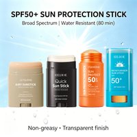 Sunstick Protection Bar SPF50+ Broad Spectrum, Glowy Sunscreen Stick for Dry & Sensitive Skin, No White Cast, Korean Sunscreen
