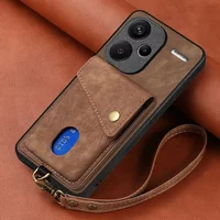 For Redmi Note 13 14 15 Pro Plus 5G 4G Luxury Case Leather Back Cover For Xiaomi Poco F8 Ultra M8 F7 X7 Case 14T 15T Pro 15 Etui