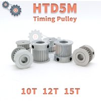 HTD 5M Pulley 10T 12T 15T 10Teeth 12Teeth 15Teeth HTD5M Timing Pulley Belt Width10/15mm 5M Synchronous Wheel HTD5M Belt Pulleys