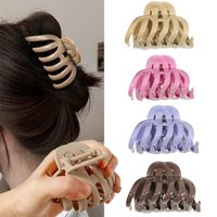 1/4PCS Octopus Silicone Claw Clip,Super-safe Head Protection,Banana Clip,Soft Flexible Jaw Clip for Women Hair Accessory